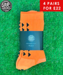 Grip Socks Orange Anti Slip Socks Orange