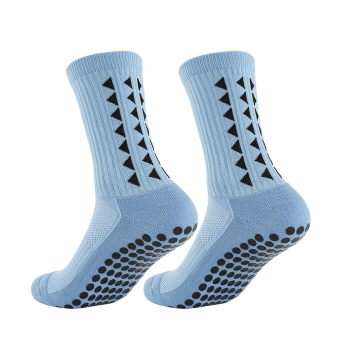 Grip Socks Light Blue Anti Slip Socks Light Blue