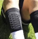 Foam Honeycomb Calf Shin Guard Soccer Calf Shin Pad Sleeve Brace3